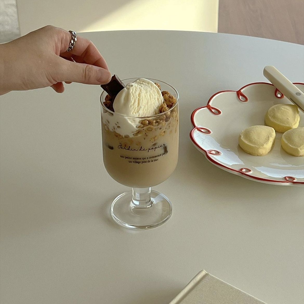 JINEE.Glassware. French Garden Vintage Glass