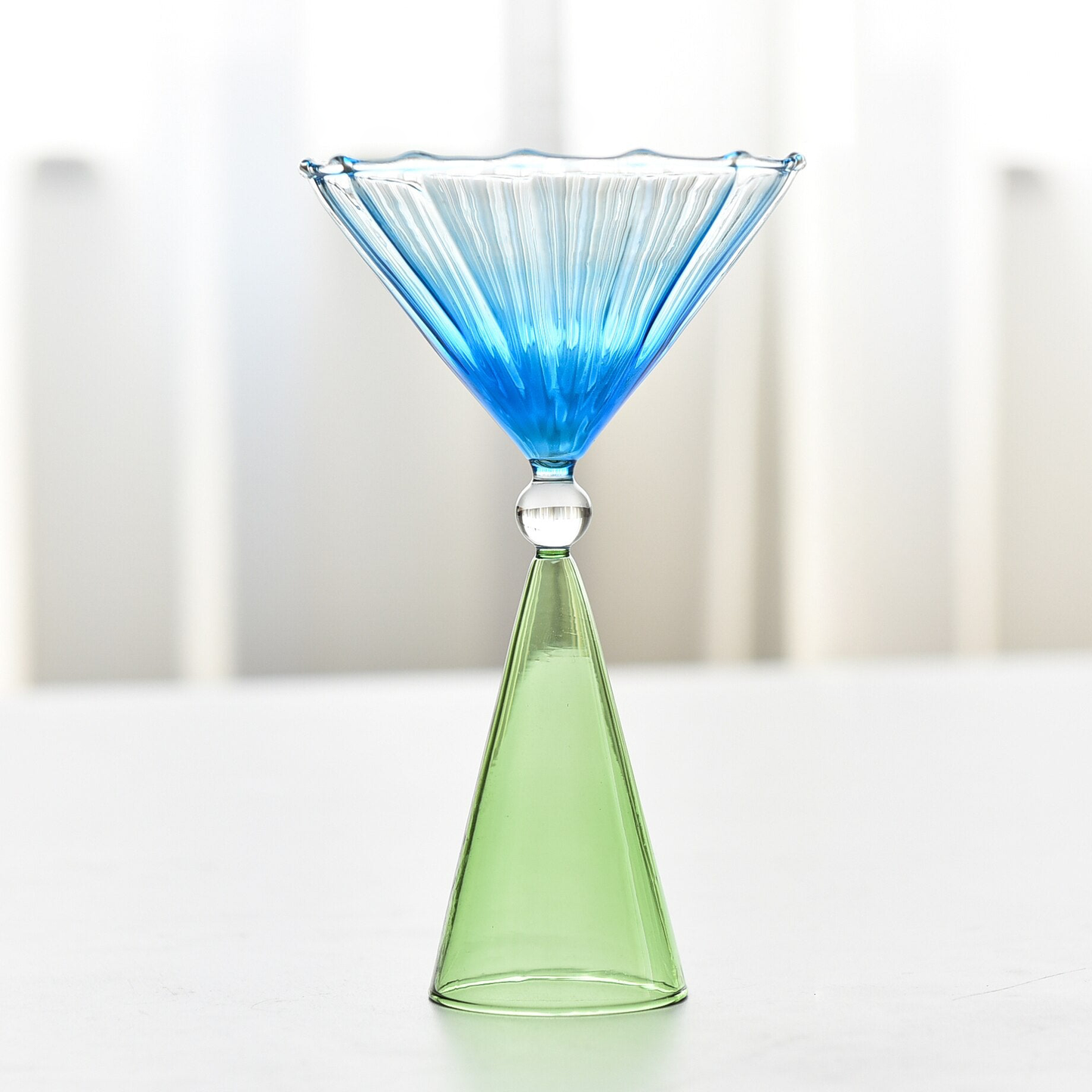 JINEE.Glassware.Getöntes und strukturiertes Cocktailglas