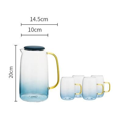 JINEE.Glassware.Glacial Blue Glass Trinkgefäße