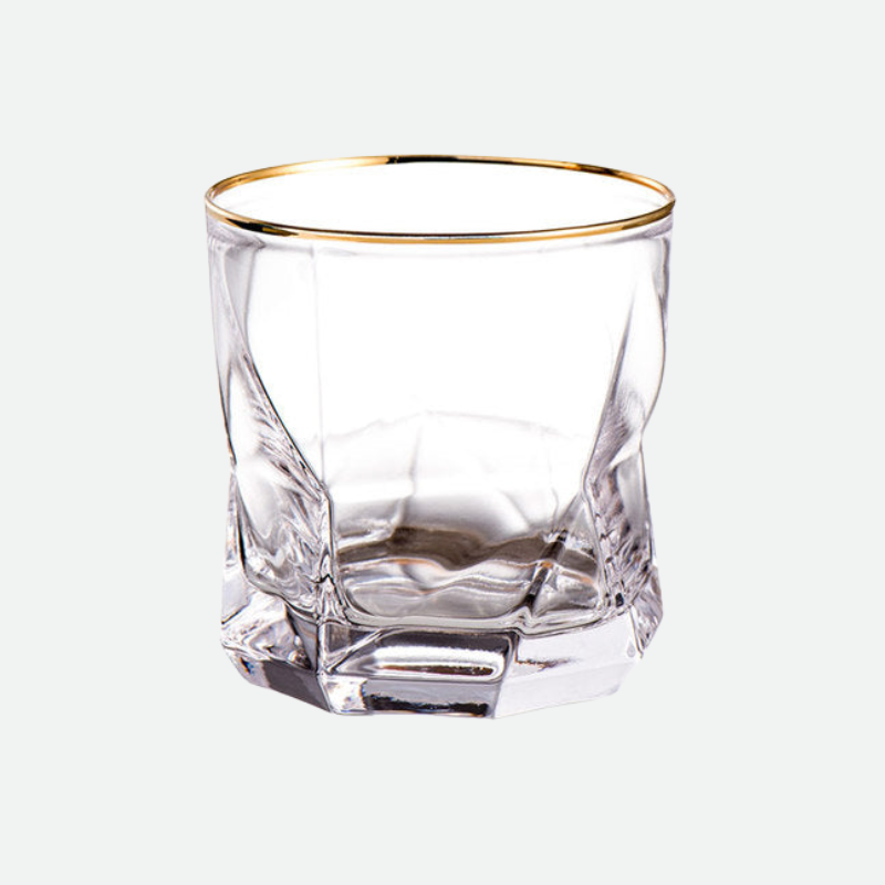 JINEE.GLASS Verres à Whisky à Facettes