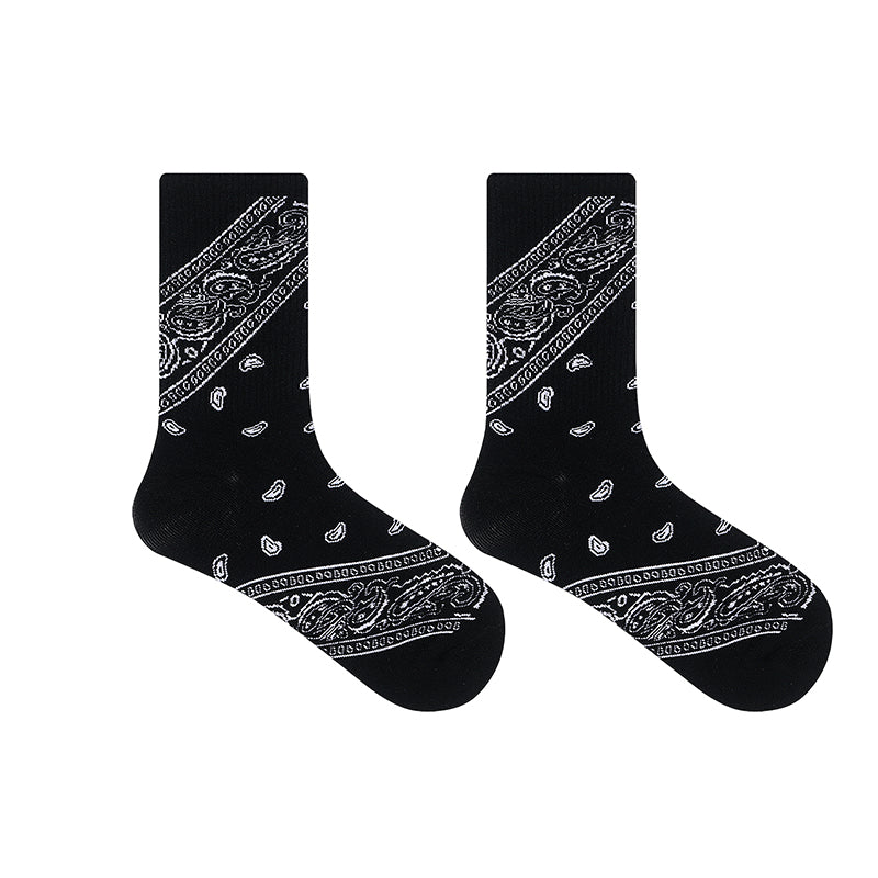 Paisley Street Mid-Calf Socks