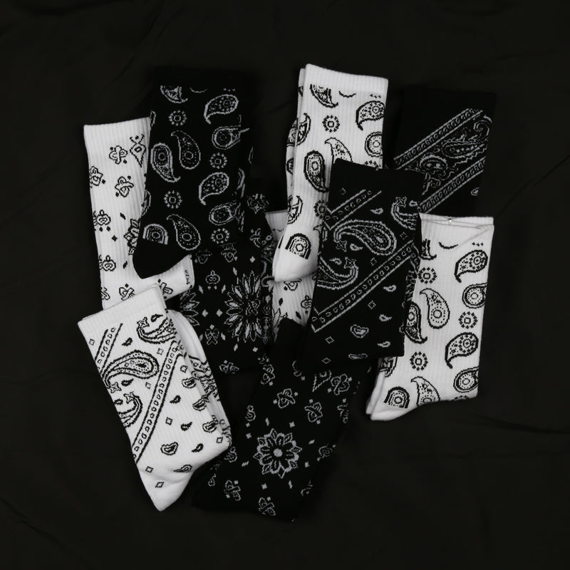 Paisley Street Mid-Calf Socks