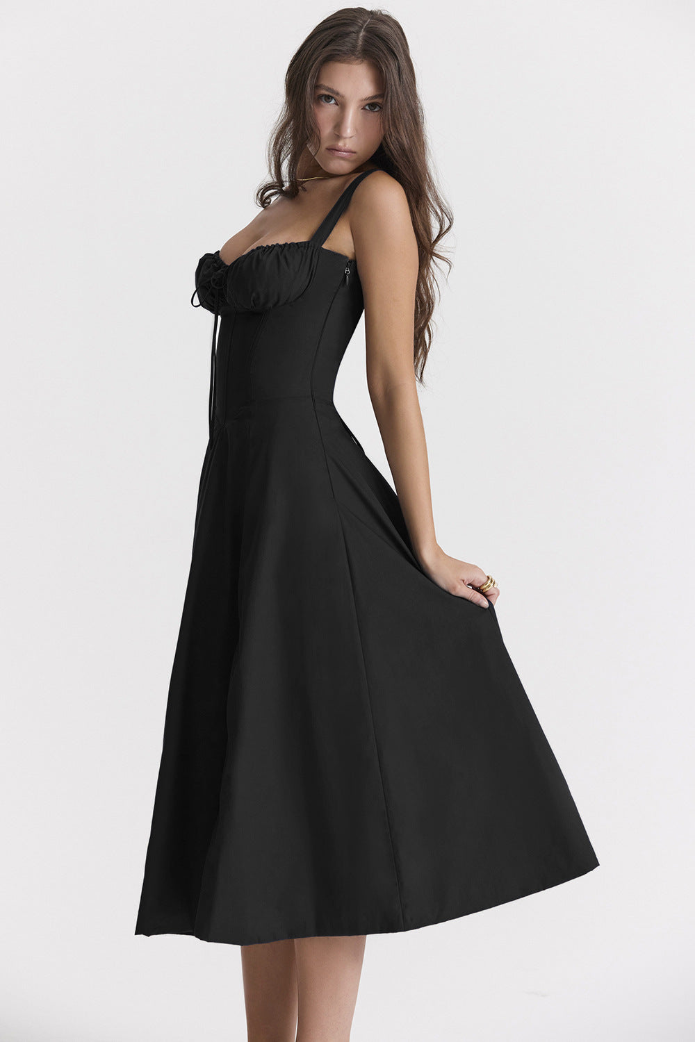 BlossomCurve™ Waist-Shaping Midi Dress