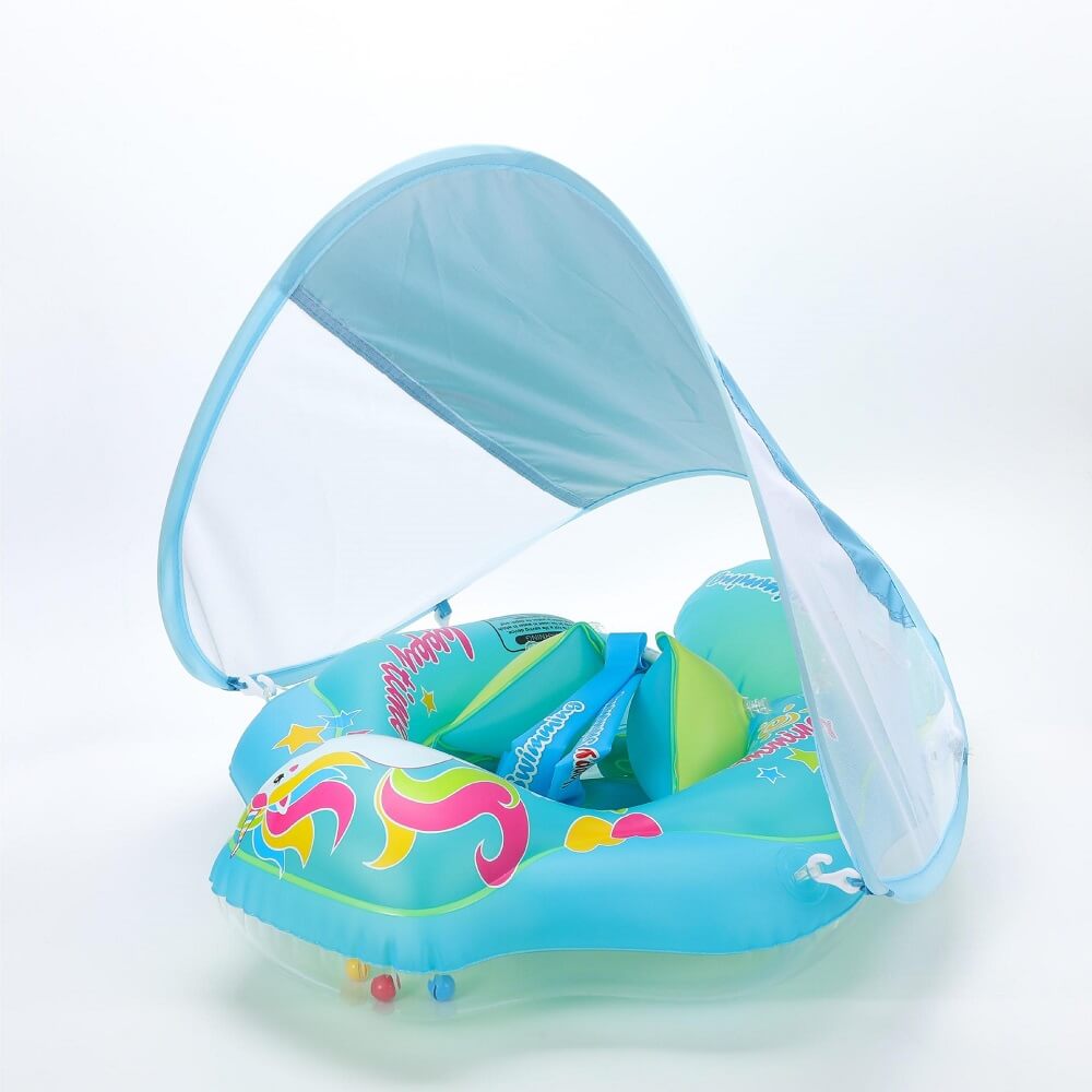 AquaBabe™ Sunshade Baby Pool Floaty