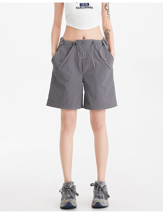 BreezyFit™ Wide Fit Cargo Shorts-Gray