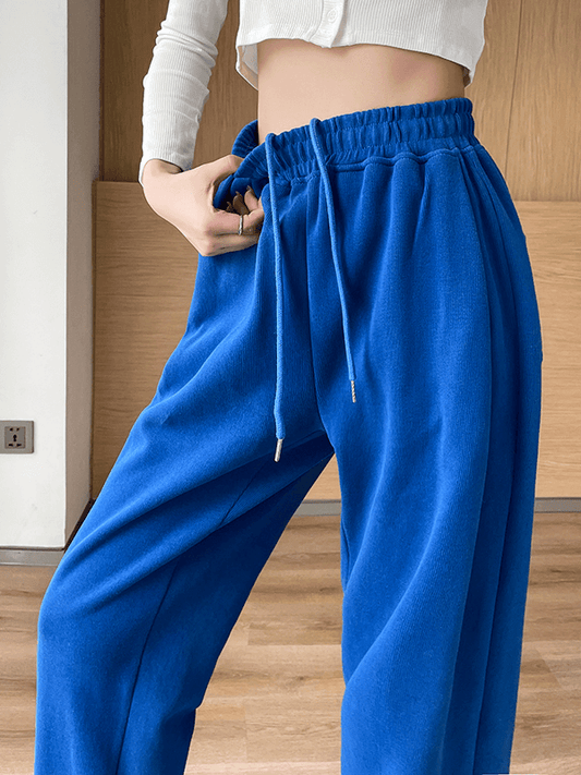 Women's Casual Comfort Sweat Pants-Klein blue
