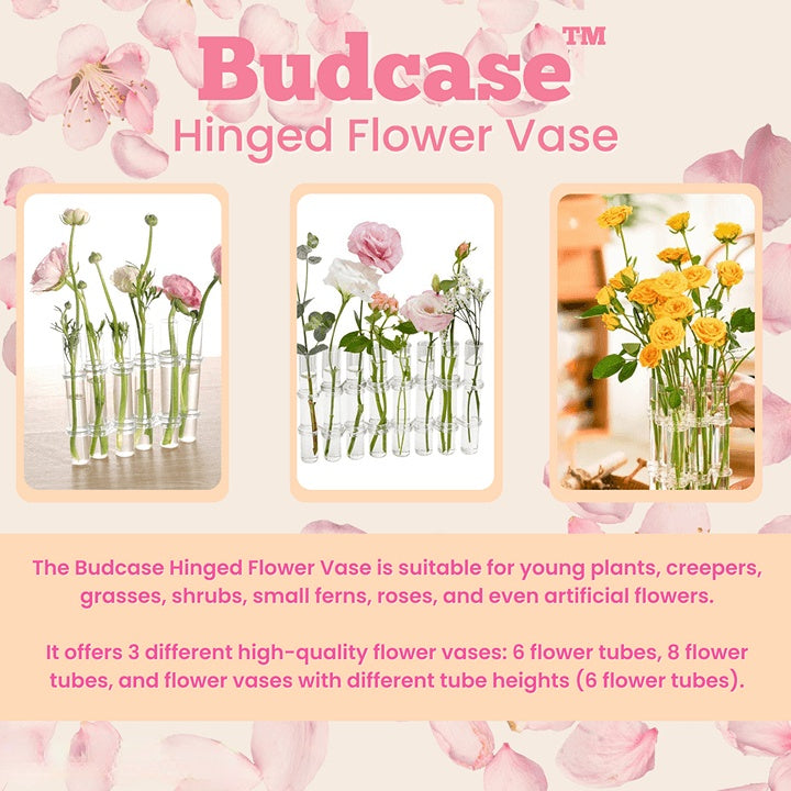 Budcase™ Hinged Flower Vases