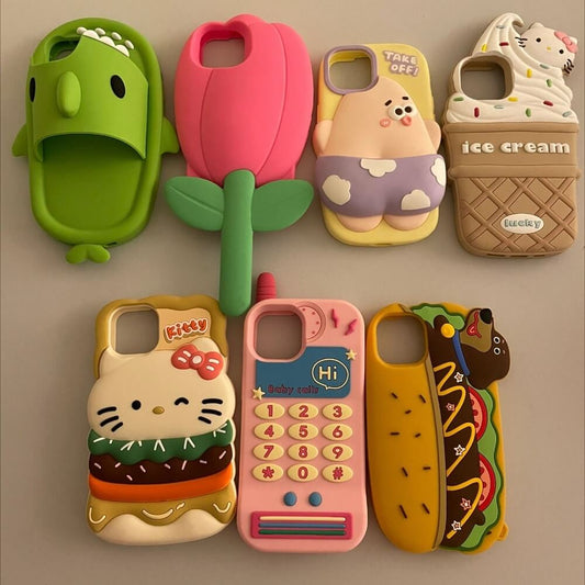 CartoonGuard™ Cute Silicone Phone Case