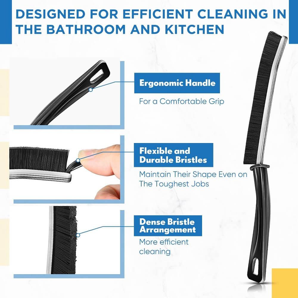 Cleansmart™ Tile Grout Brush 3PCS Set