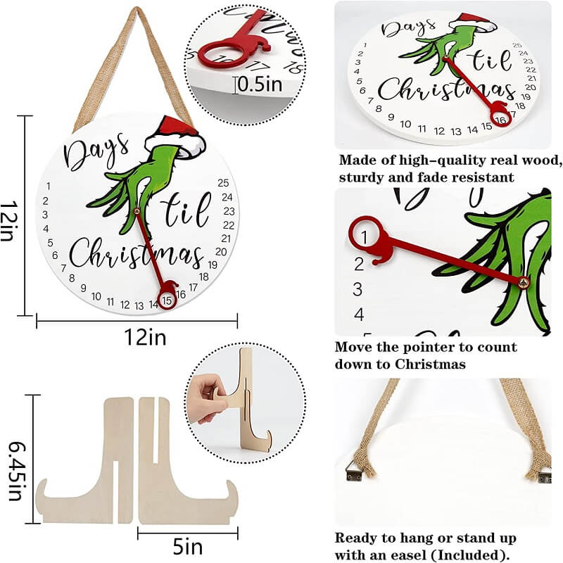 Grinch Christmas Countdown Advent Calendar