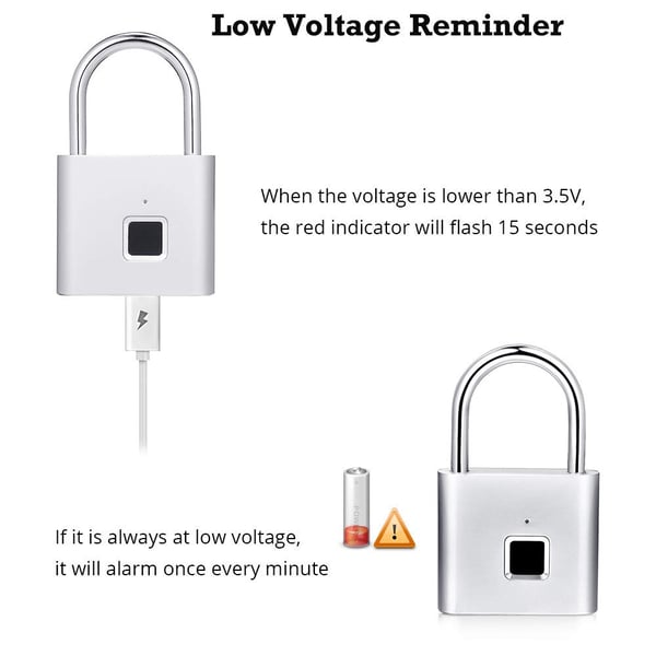 MicroLock™ Fingerprint Padlock