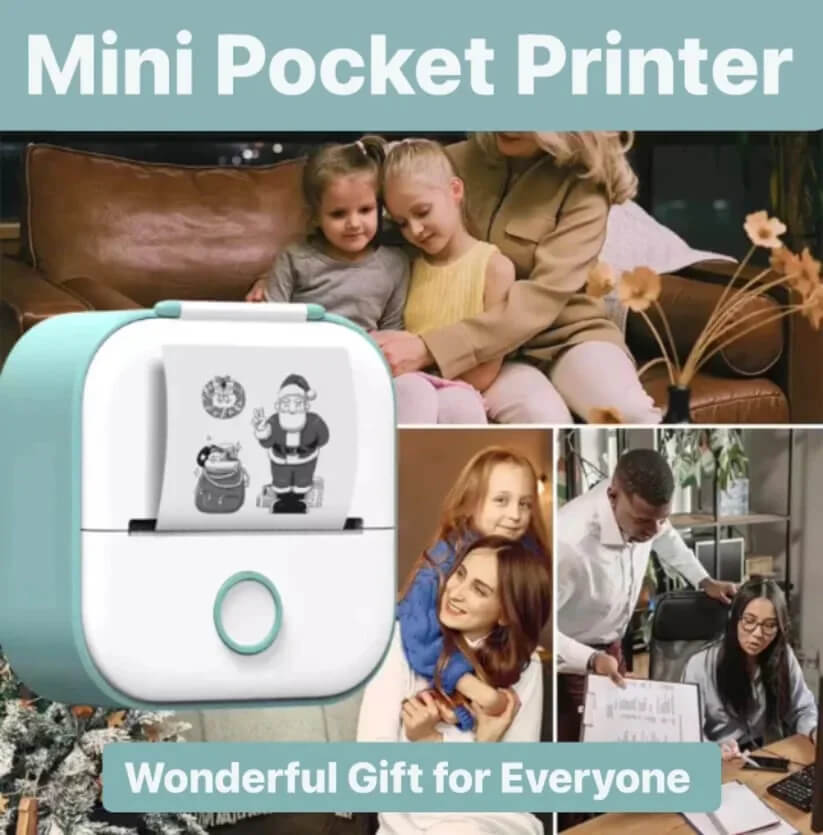 50% OFF | JINEE Mini Pocket Printer