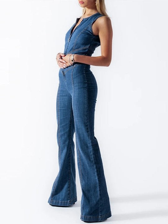 JINEE Heart Cut Out Jumpsuit