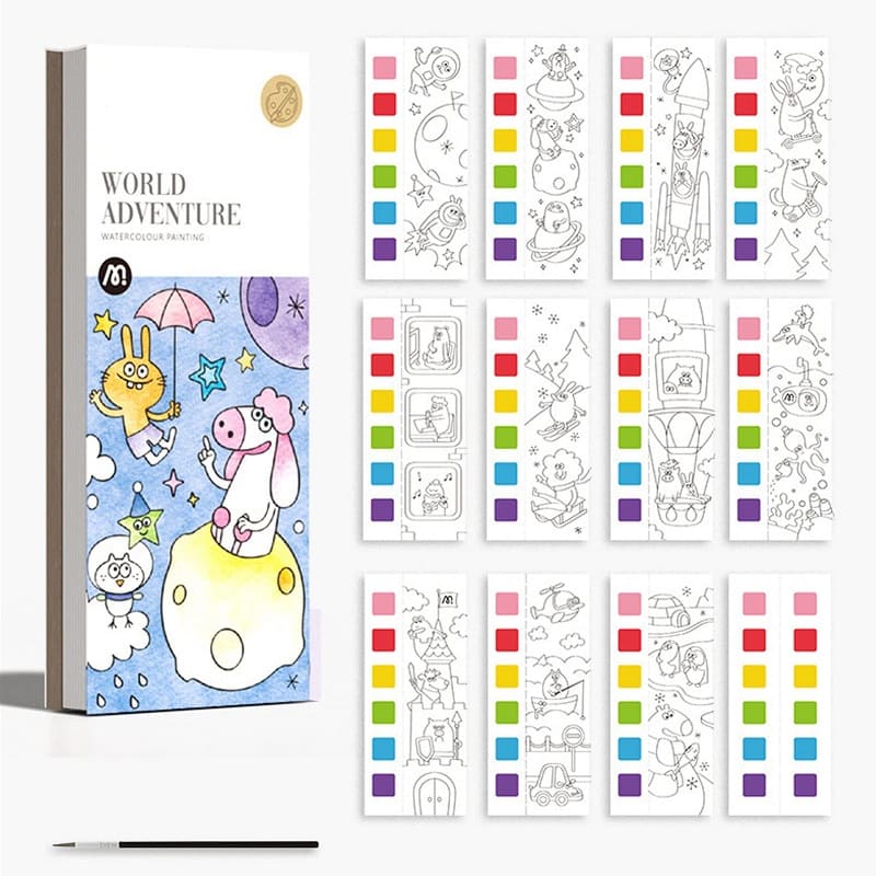 Mideer™ Pocket Watercolor Book