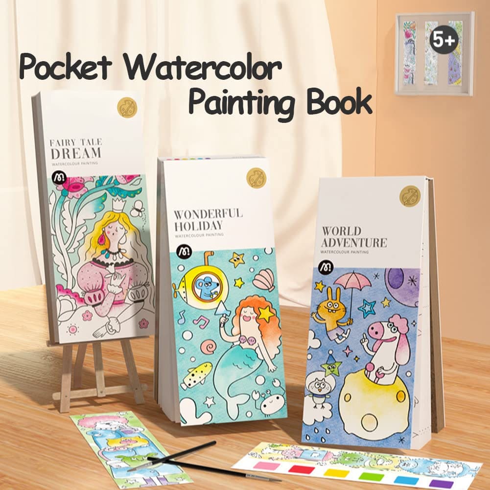 Mideer™ Pocket Watercolor Book