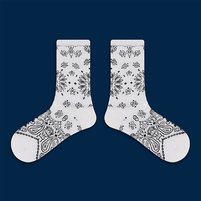 Paisley Street Mid-Calf Socks