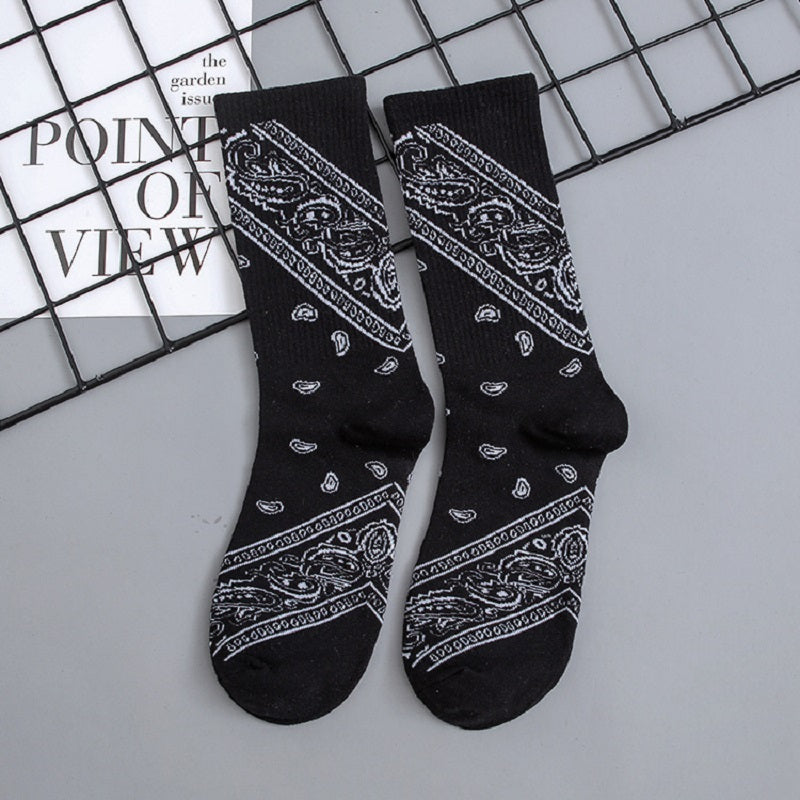 Paisley Street Mid-Calf Socks