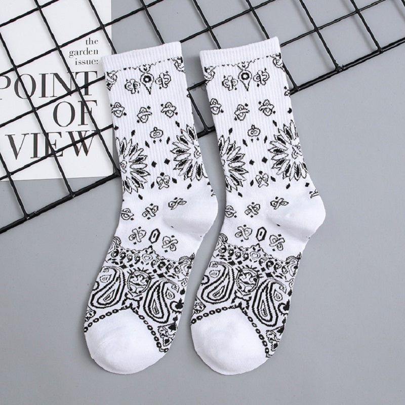 Paisley Street Mid-Calf Socks