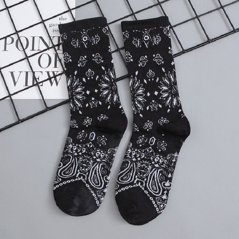 Paisley Street Mid-Calf Socks