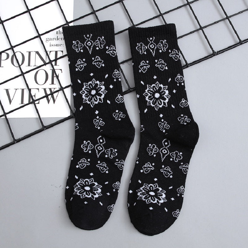 Paisley Street Mid-Calf Socks