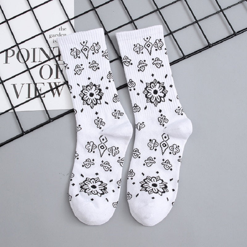 Paisley Street Mid-Calf Socks