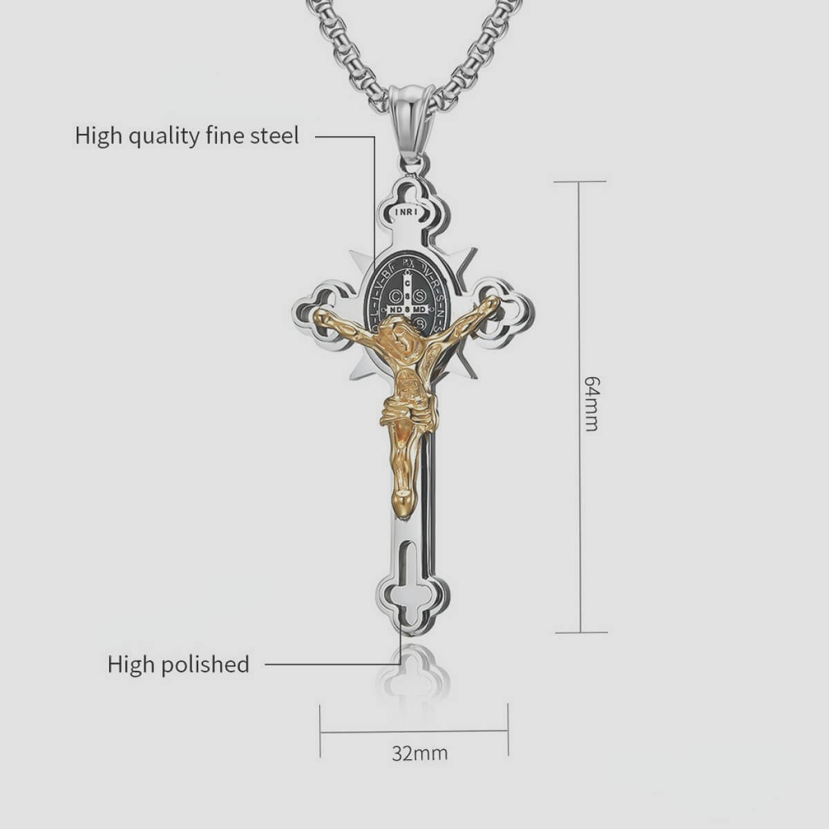 Protection Cross Pendant