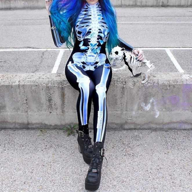 SkullChic™ Full Body Skeleton Jumpsuit