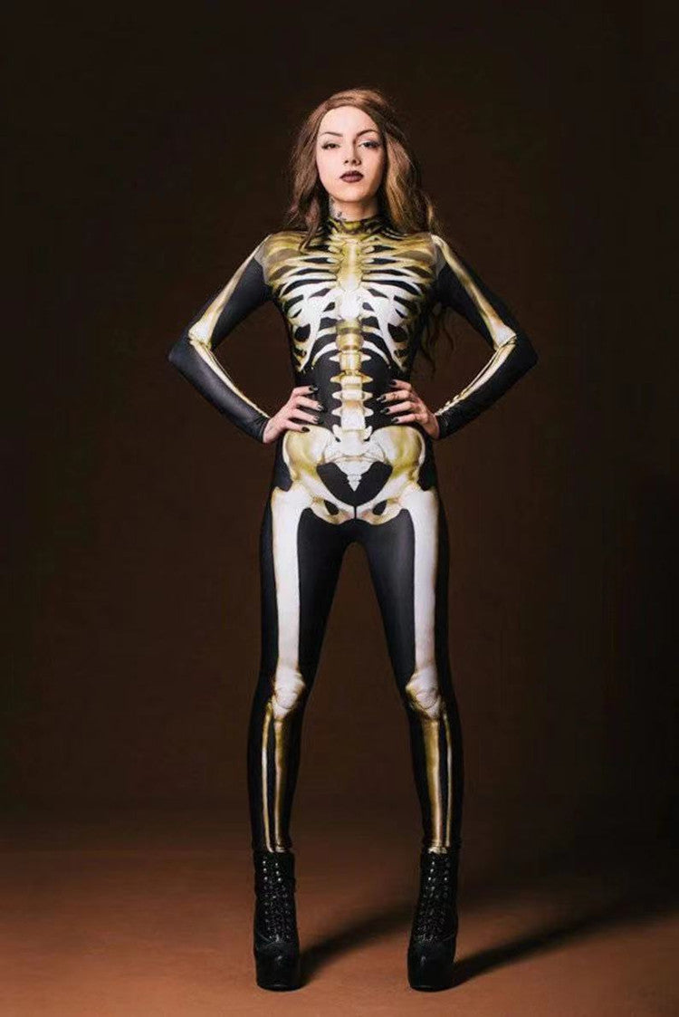 SkullChic™ Full Body Skeleton Jumpsuit