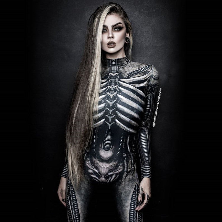 SkullChic™ Full Body Skeleton Jumpsuit