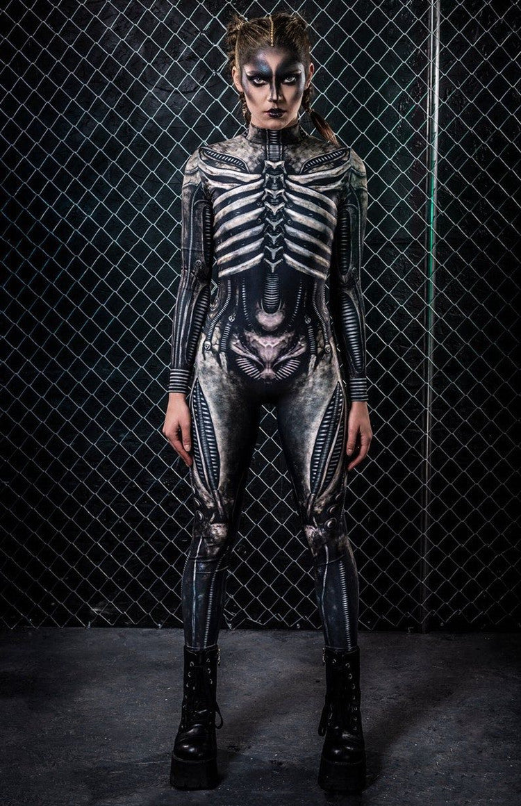 SkullChic™ Full Body Skeleton Jumpsuit