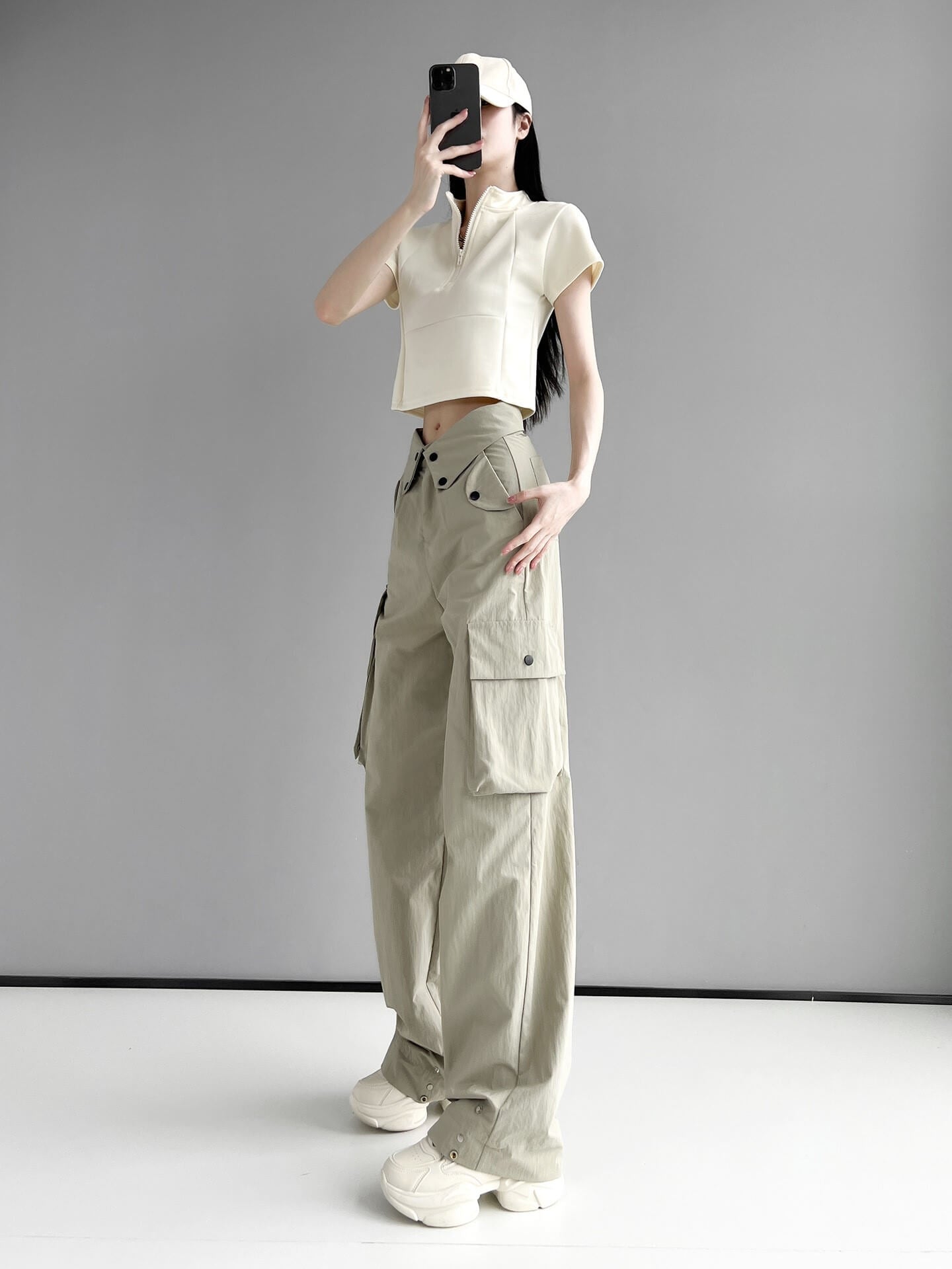 StyleCargo™ High-Waisted Cargo Pants