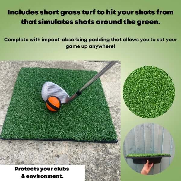 JINEE SwingPath™ Chipping Golf Game Mat