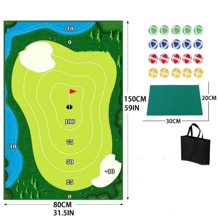 JINEE SwingPath™ Chipping Golf Game Mat