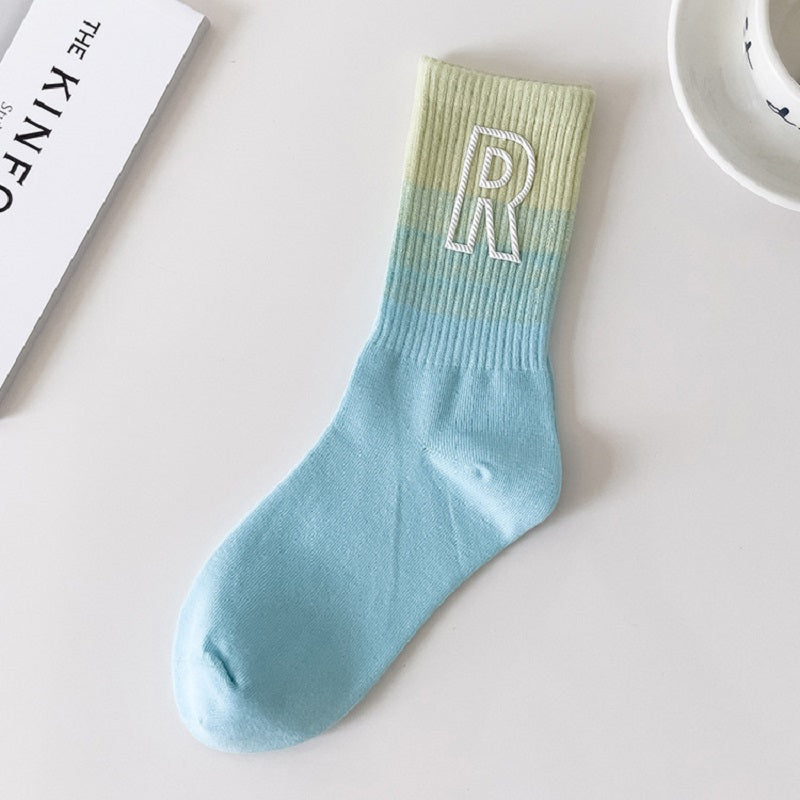 Women's Tie-Dye Sports Socks