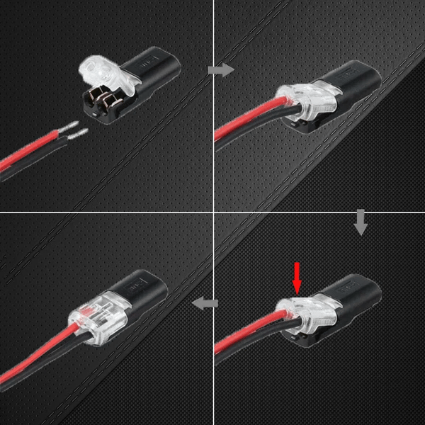 Spark™ Double-wire Plug-in Connector With Locking Buckle