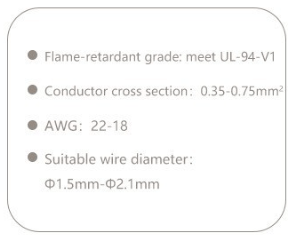 Spark™ Double-wire Plug-in Connector With Locking Buckle