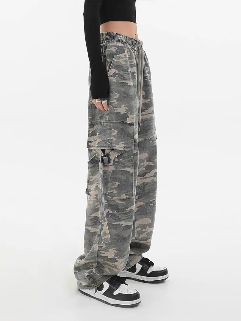 UrbanCam™ Hip-Hop Camo Cargo Pants