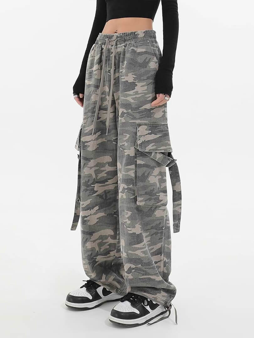 UrbanCam™ Hip-Hop Camo Cargo Pants