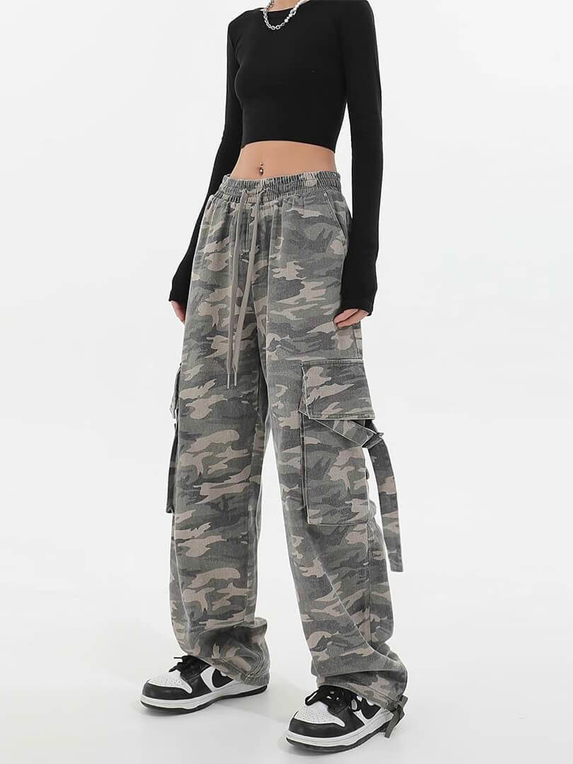 UrbanCam™ Hip-Hop Camo Cargo Pants