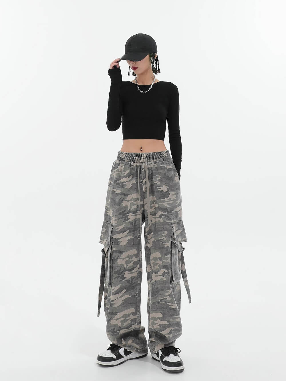 UrbanCam™ Hip-Hop Camo Cargo Pants