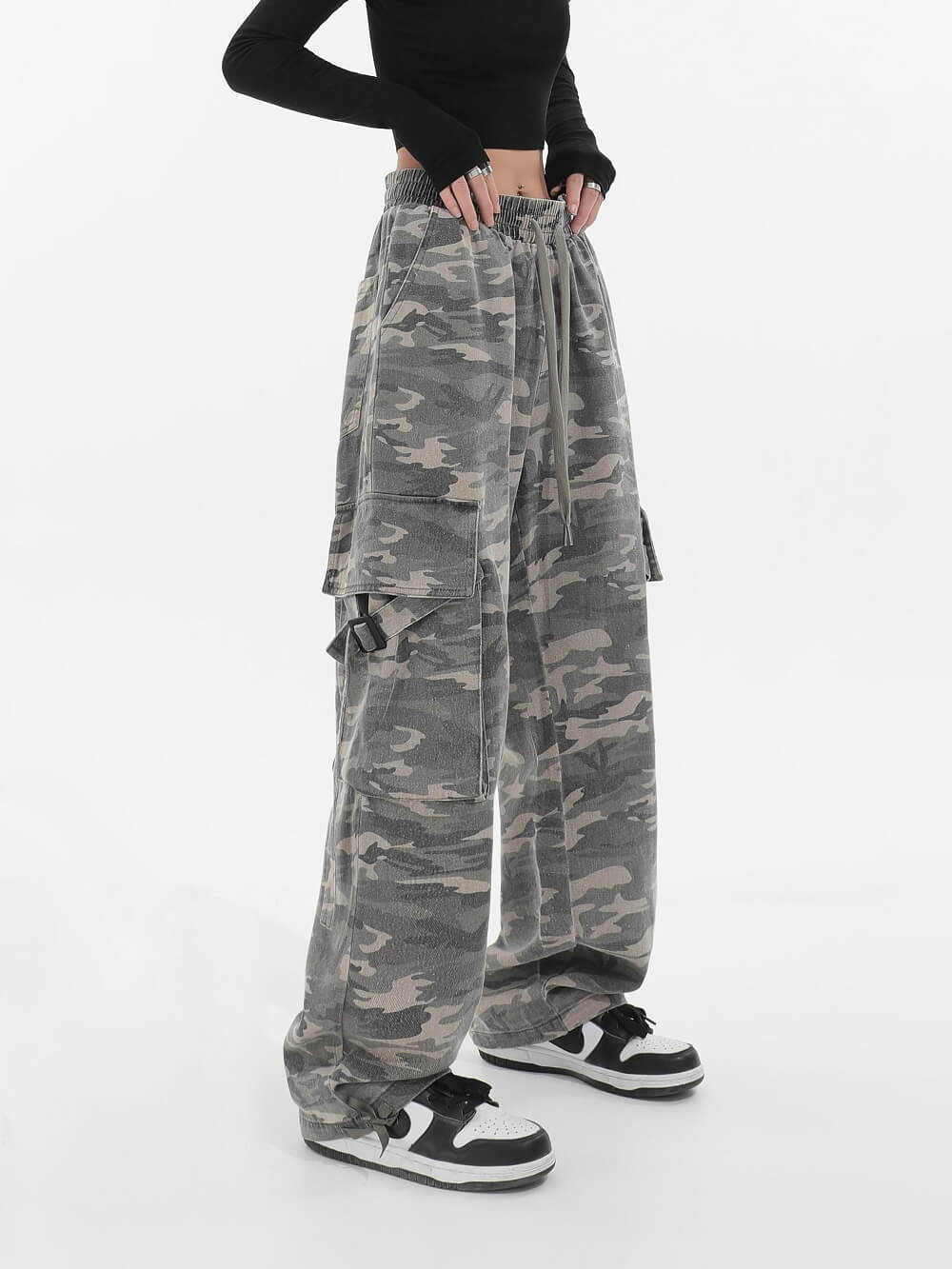 UrbanCam™ Hip-Hop Camo Cargo Pants