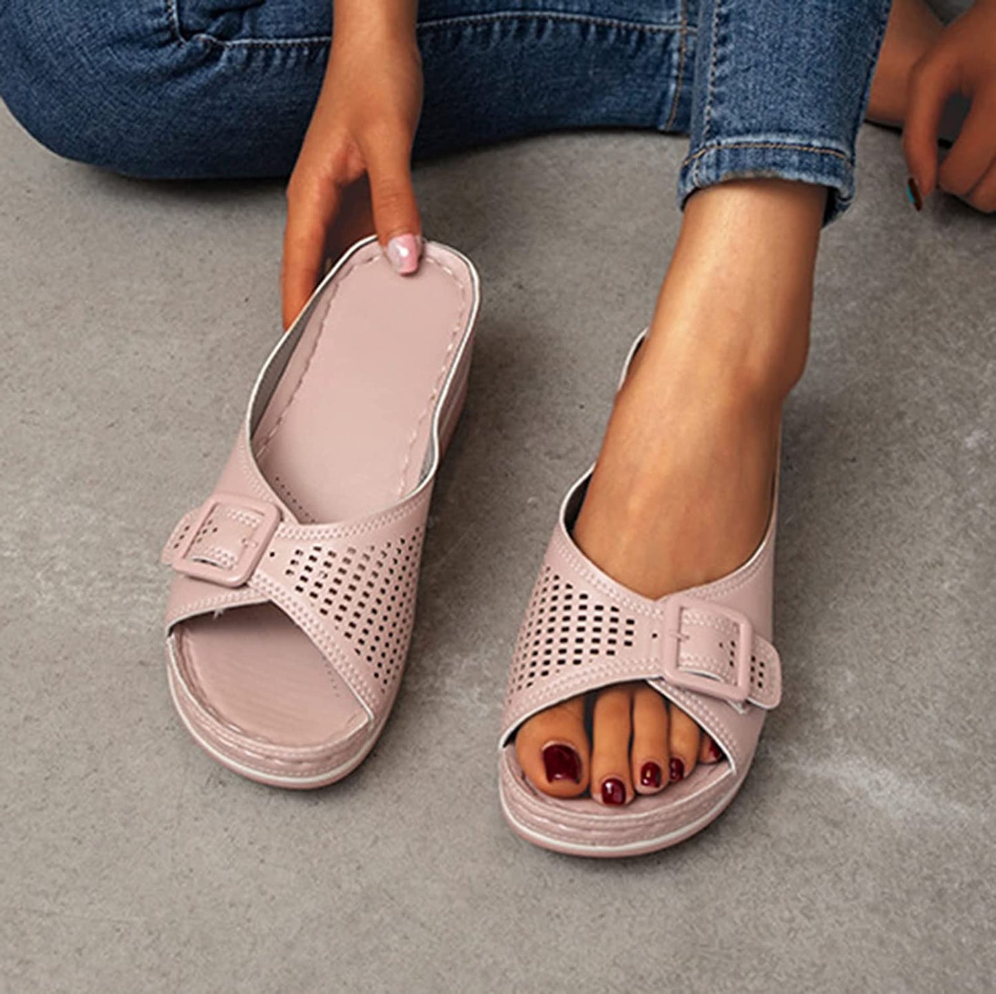 JINEE Comfortable Bow Sandals (50% off)