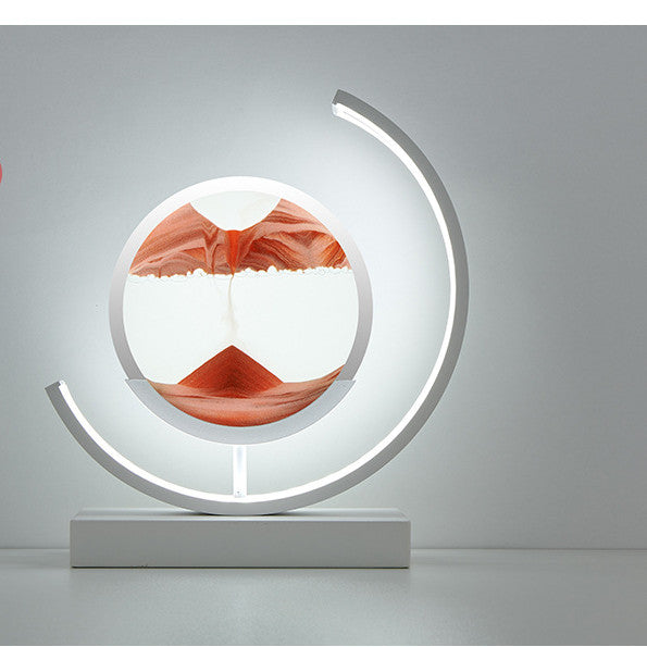 1pc LED Quicksand Peinture Lampe de Table, 3D Art Sahara