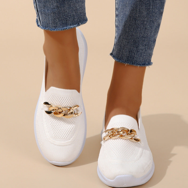 ADORA™ Slip on Shoes with Chain