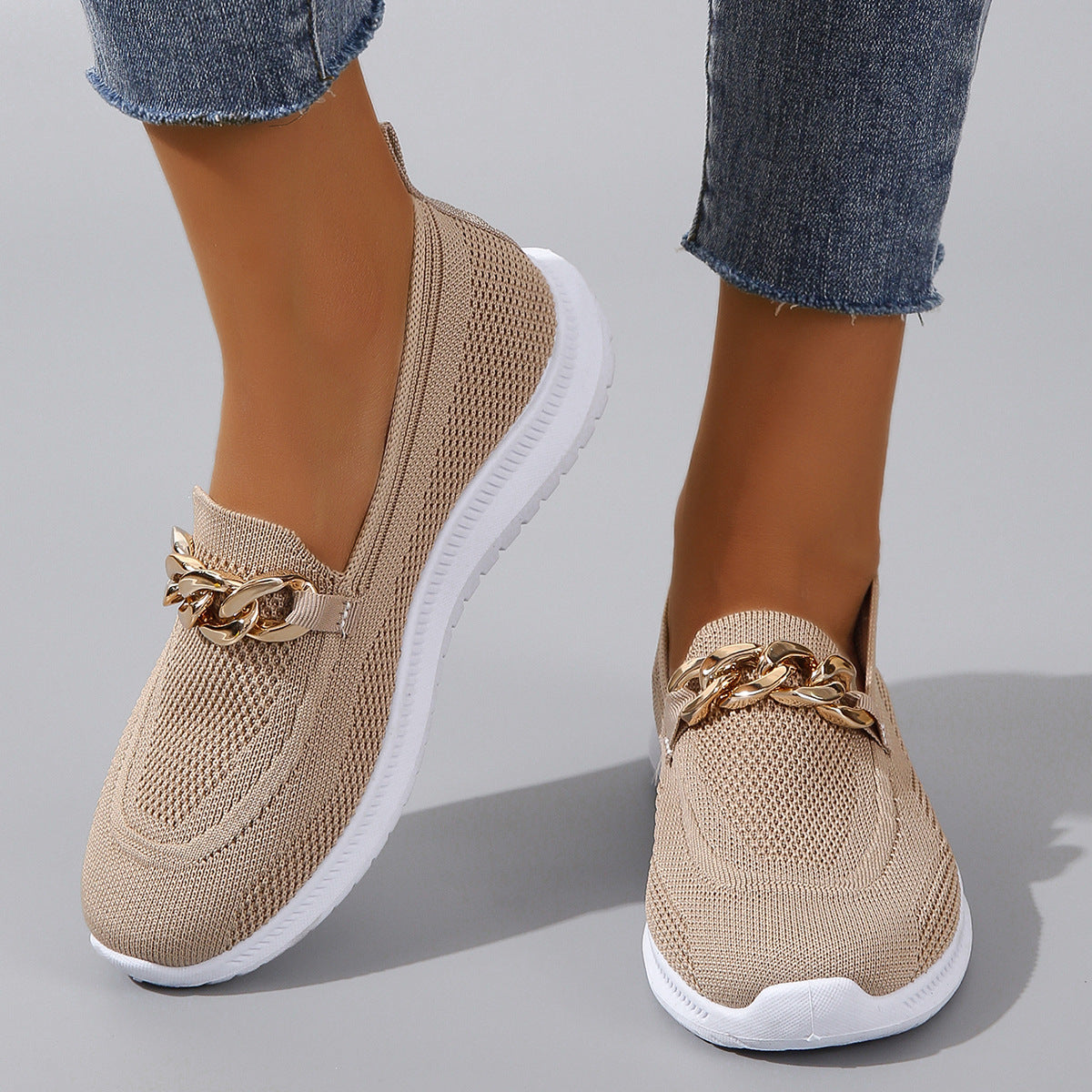 ADORA™ Slip on Shoes with Chain