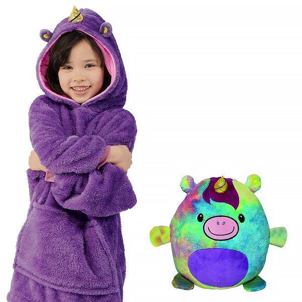 CuddlyFurends™ - Kids Plush Toy Character Hoodie (50% off)