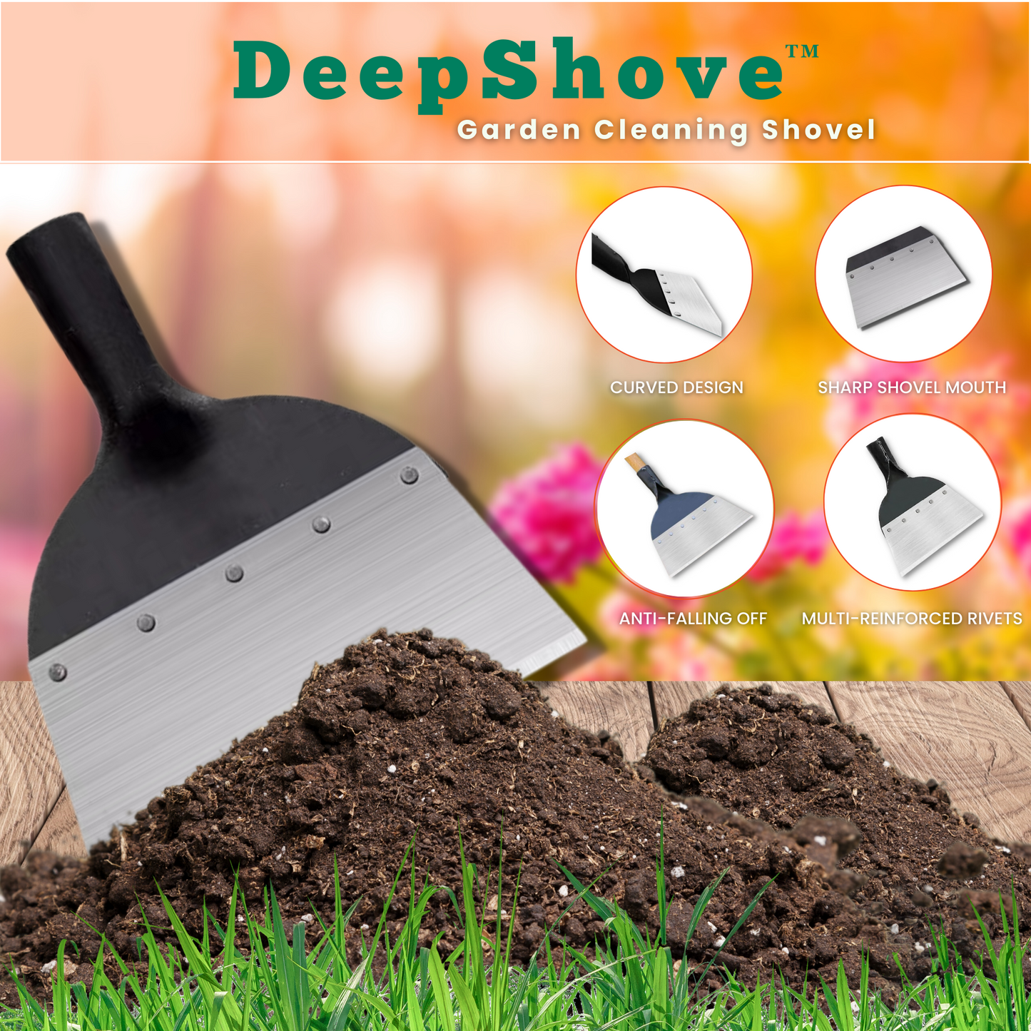 50% OFF | DeepShove™ Garden Cleaning Shovel Head (50% off)