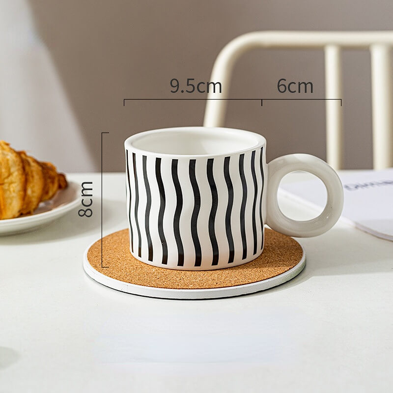 JINEE.CERAMIC Creative Texture Mug