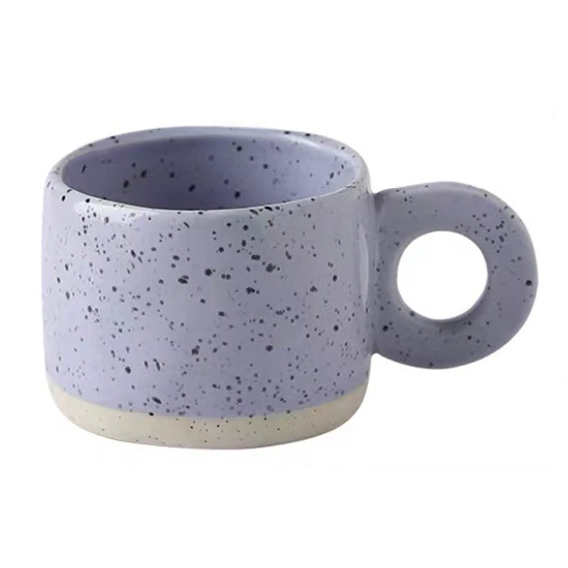 JINEE.CERAMIC Pinterest Style Ink Dots Mug