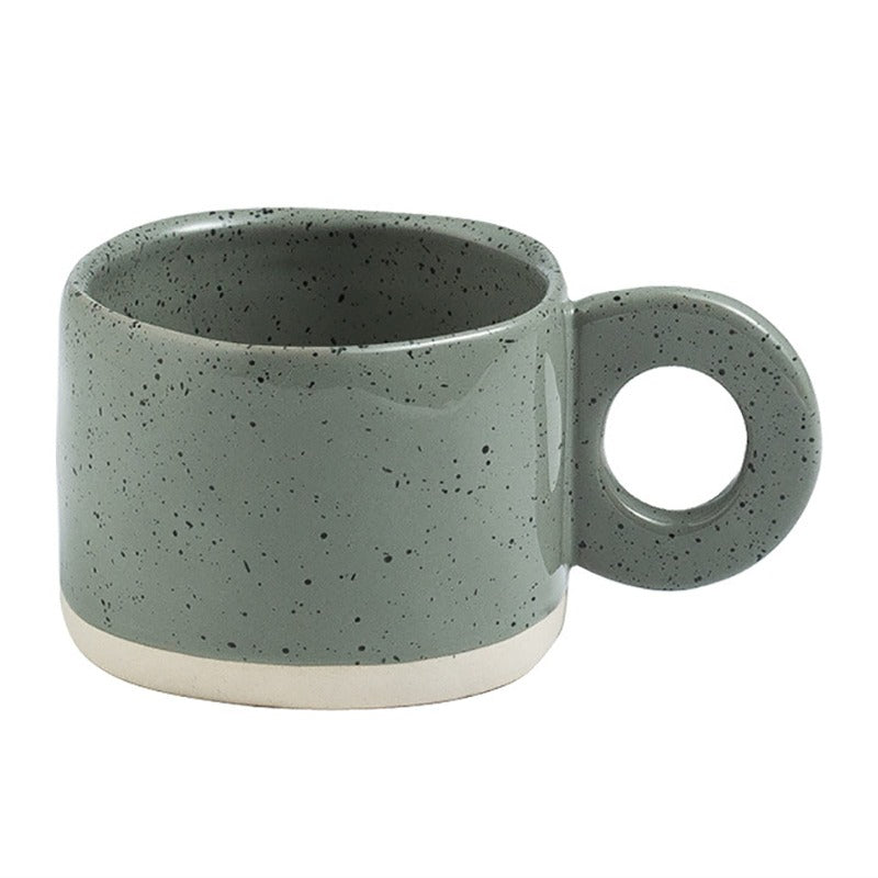 JINEE.CERAMIC Pinterest Style Ink Dots Mug